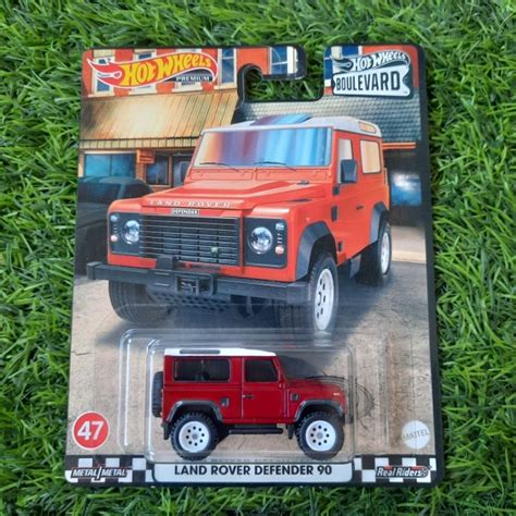 Jual Hot Wheels Premium Land Rover Defender 90 Boulevard Shopee Indonesia