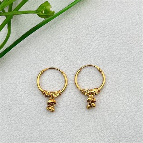 Indian Gold Earrings Etsy