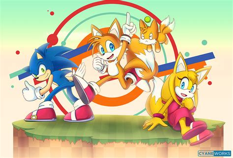 Comm Tails And Sonic Pals gift by CyaneWorks on DeviantArt