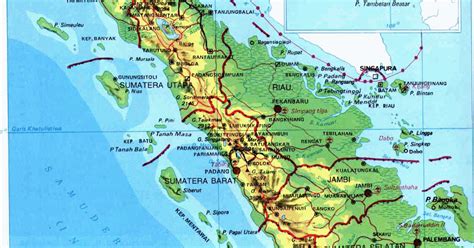 AMAZING INDONESIA: SUMATRA ISLAND MAP