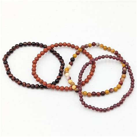 Bracelets Pierre Rouge Chakra Racine Garaulion