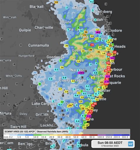 Storms and a soaking over NSW, Qld