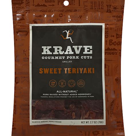 Krave Pork Jerky Grilled Sweet Teriyaki Jerky And Dried Meats Reasor S