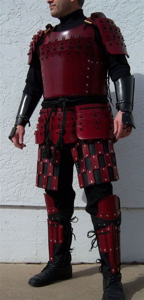 Red Samurai By Dale Elad Deviantart On Deviantart Larp Armor