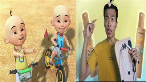 Kompilasi Upin Ipin Sepeda Tiru Aksi Upin Ipin Terbaru 2023 Upin