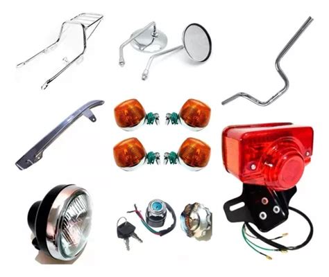 Farol Cg Ml Kit Pisca Espelho Lanterna Capa Frete Gr Tis