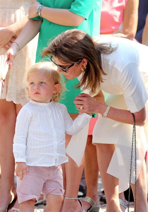 Photo Caroline De Hanovre Et Son Petit Fils Sacha Casiraghi La