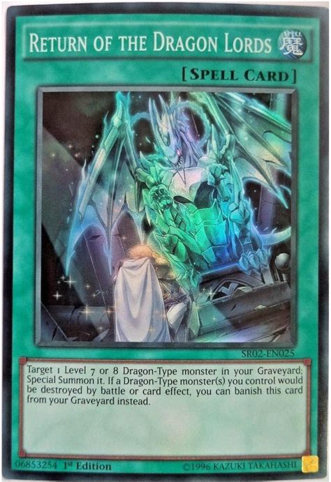 Yu Gi Oh Return Of The Dragon Lords Sr En Structure Deck