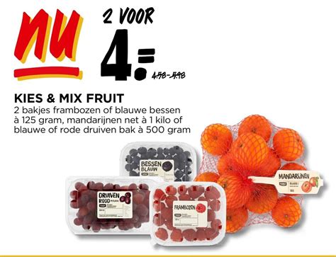 Kies Mix Fruit Aanbieding Bij Jumbo