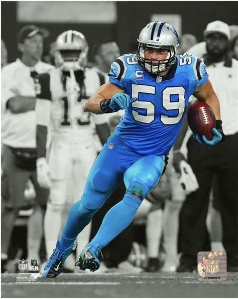 Luke Kuechly 2015 Spotlight Action Carolina Panthers 8x10 Photo