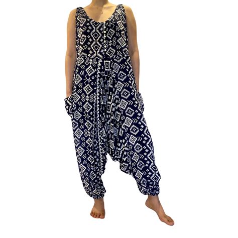 Bohemian Jumpsuits Harem Jumpsuits Overalls Dungarees Boho Etsy