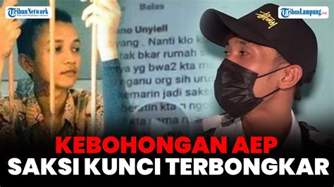 Kebohongan Aep Saksi Kunci Yang Lihat Vina Dan Eky Dilempari Batu