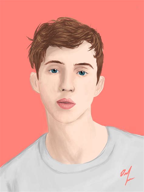 Troye Sivan Digital Drawing On Behance