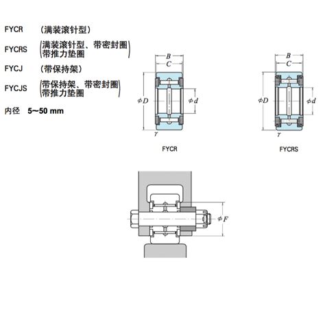 NSK FYCRS 15轴承FYCRS 15 NSKFYCRS 15尺寸参数 日本恩斯凯FYCRS 15 NSKFYCRS 15轴承价格