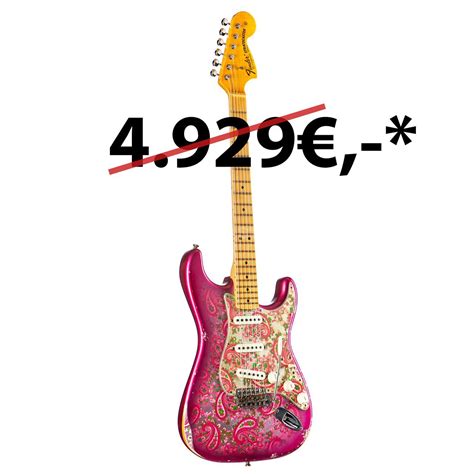 Fender 2018 Limited Edition 68 Pink Paisley Strat Relic Cz537502 Dv247