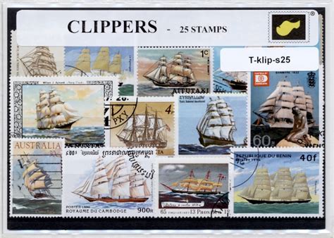 Klippers 25 Different Stamps Importa Supplementen Nl