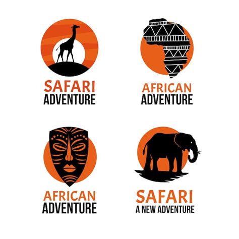 Premium Vector Africa Logo Collection