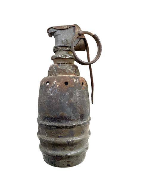 WW1 US AEF Mk2 KJ Gas Smoke Hand Grenade INERT - Military Antiques Toronto