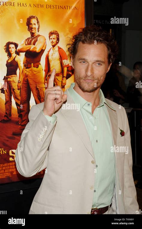 U.S. actor Matthew McConaughey, a cast member in the comedy adventure motion picture "Sahara ...