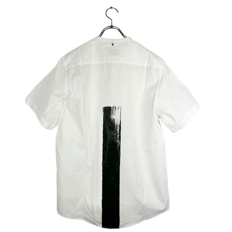 Oamcオーエーエムシー Collarless Short Sleeve Shirts White Commandenter