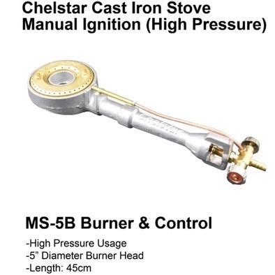 Chelstar High Pressure Cast Iron B C Gas Cooker Stove Ms B B C