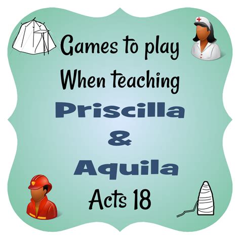 Priscilla And Aquila Tent Makers Easy Craft