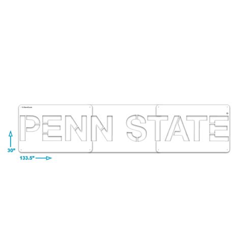 Penn State Original Stencil Only - Etsy