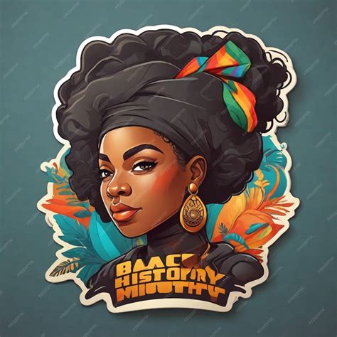 Premium Photo | Black history month cartoon vector background