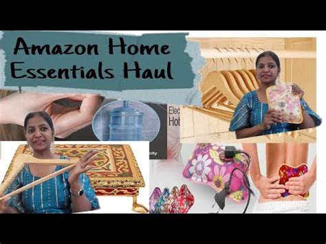 Amazon Home Essentials Haul Amazon Pooja Chowki Adhesive Hooks Wooden