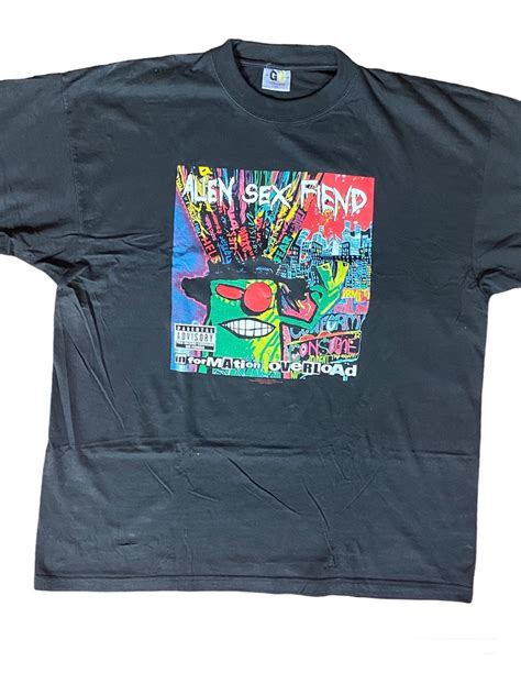 Vintage Alien Sex Fiend Shirt Early S Etsy