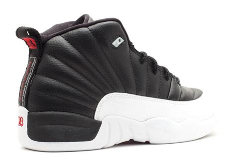 Air Jordan 12 Retro Ps Playoff 2012 Release White Black Varsity Red 151186 001 Jordan Xii High