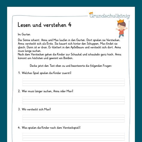 Königspaket Lesen Und Verstehen Deutsch 2 Klasse Inklusive Test