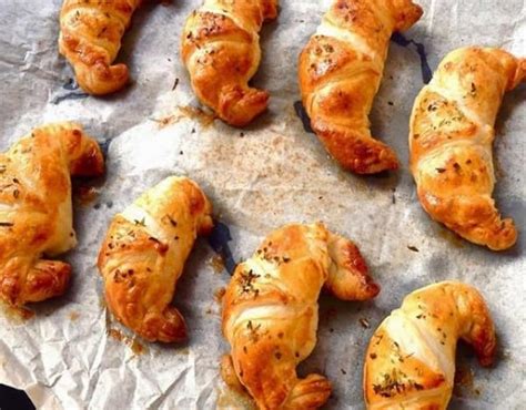 Receta De Mini Croissant Rellenos Salados