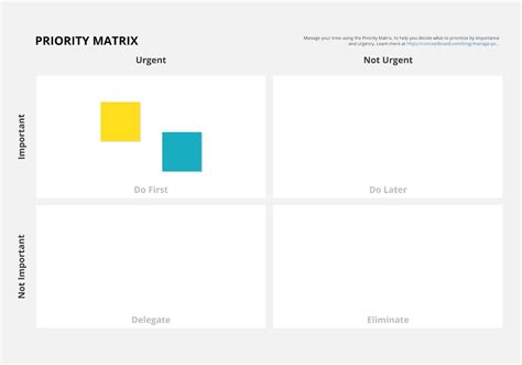 Use The Priority Matrix Template To Manage Your Projects And Tasks