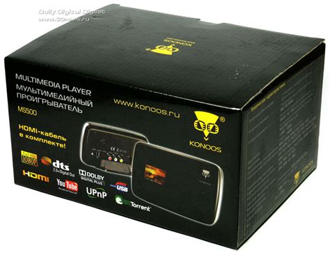 Konoos MS500 — медиаплеер с дисплеем / Фото и видео