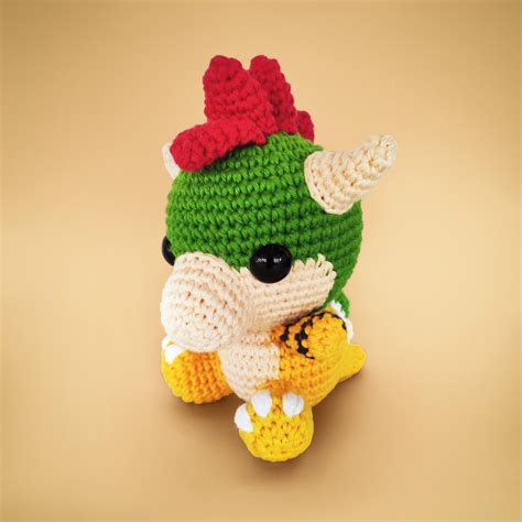 Bowser Amigurumi Loja Vincrafty Elo7 Produtos Especiais