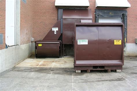 Environmental Conscious Businesses Use Industrial Trash Compactor ...