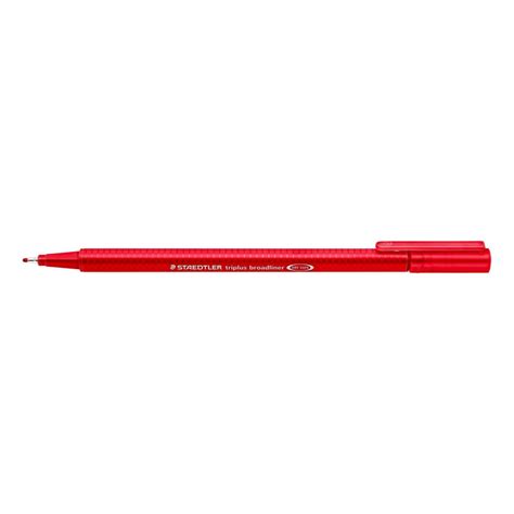 Feutres Staedtler Triplus Broadliner Mm Rouge Bordeaux