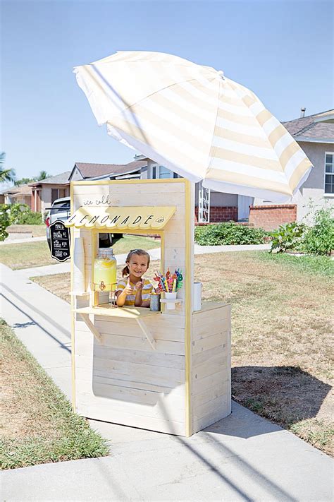 Diy Lemonade Stand Ideas Plan Built And Video