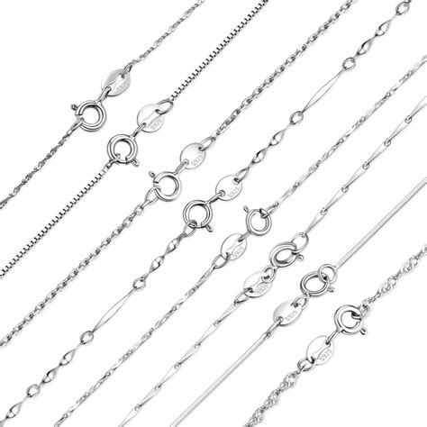 Genuine Sterling Silver Chains Styles Jewelry Addicts