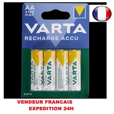 LOT 4 PILES VARTA AAA Rechargeables ACCU BATTERIE 800 MAh NiMh 1 2V EUR