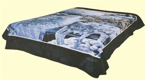 Imported Blankets Korean Solaron King Mink Blankets Solaron Snow