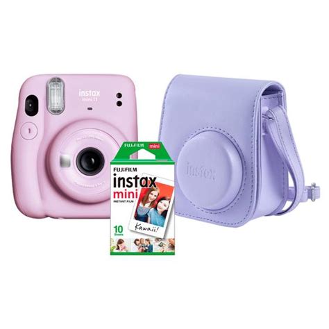 Kit Câmera Instantânea Instax Mini 11 Fujifilm analógica Polaroid 10