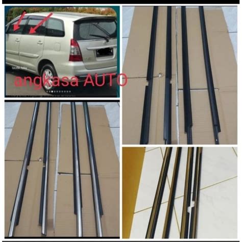 Jual Karet List Plipit Pintu Kaca Luar Innova Original Baru