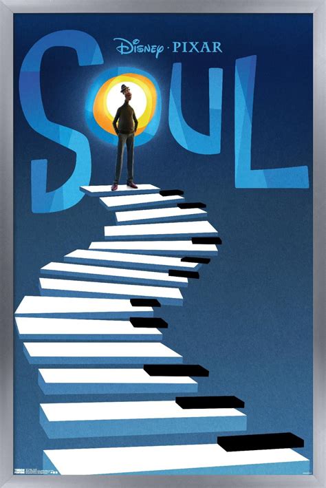 Disney Pixar Soul - Teaser Wall Poster, 22.375" x 34", Framed - Walmart.com