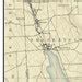 Otisco Skaneateles Lakes Usgs Old Topographic Map Custom