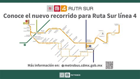 Cambios en ruta de Metrobús línea 4 Agencia Libertad