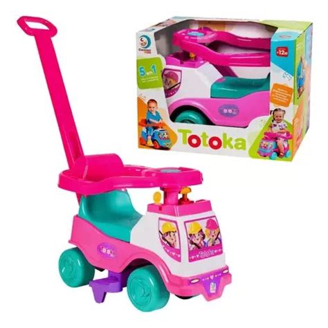 Totoka Plus Motoca Velotrol Triciclo Infantil Bebe Menina Frete grátis