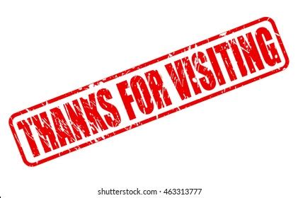 Thanks for Visiting Sign Images, Stock Photos & Vectors | Shutterstock