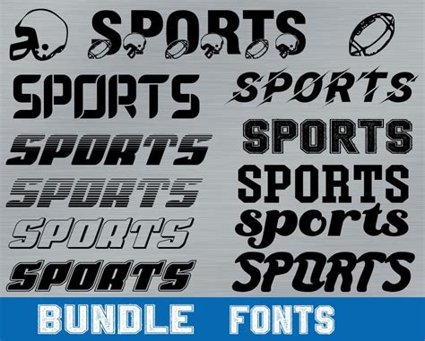 Varsity Font Sport Font College Font Font For Cricut Silhouette